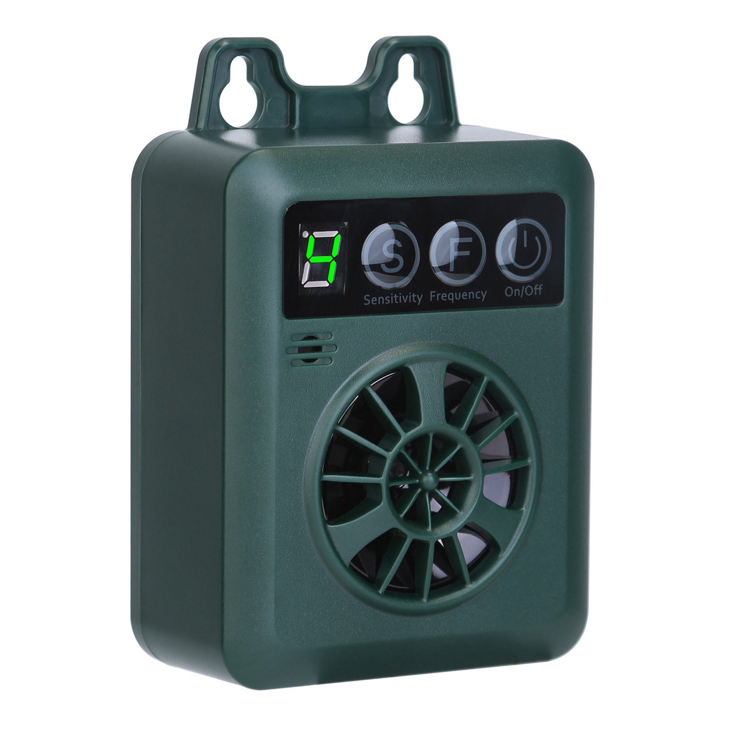 1Pc Anti-barking Device 49.2Feet Sensing Ultrasonic Bark Deterrent With 4 Frequency Levels 4 Sensitivity Levels Indoor Outdoor Dog Bark Control